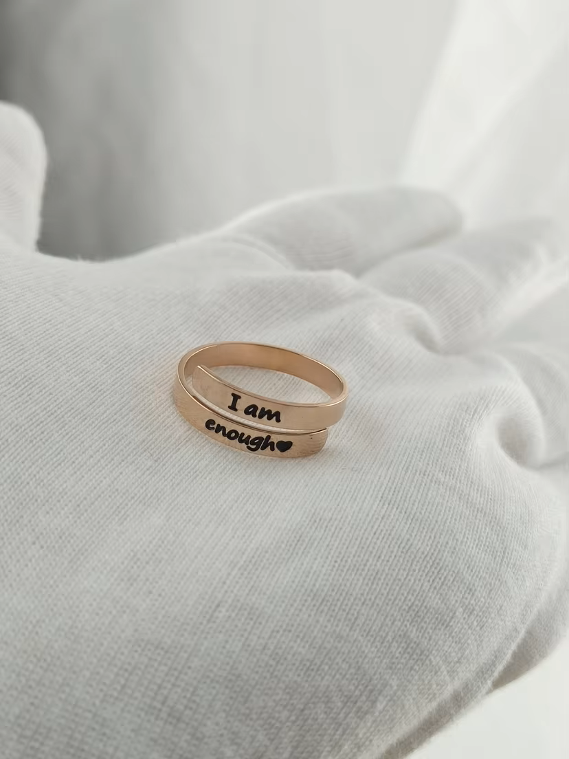 I Am Enough Ring